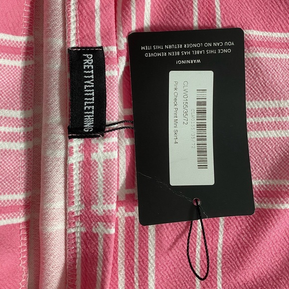 Pink Plaid Mini Skirt💖 - Picture 6 of 6